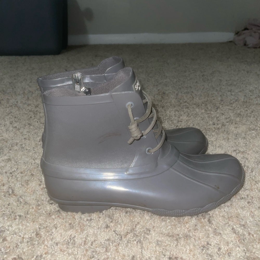 Gray Sperry Duck Boots - Picture 4 of 4